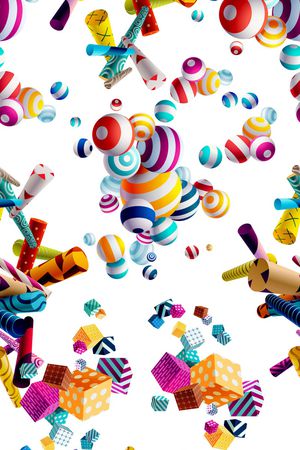 线条印花华亿平台图片