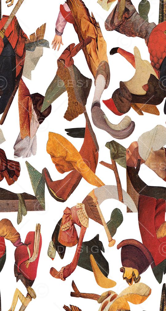 抽象印花华亿平台图片