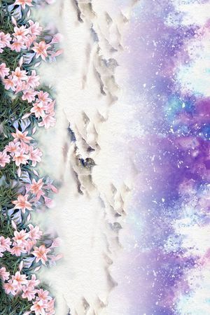 围巾印花华亿平台图片