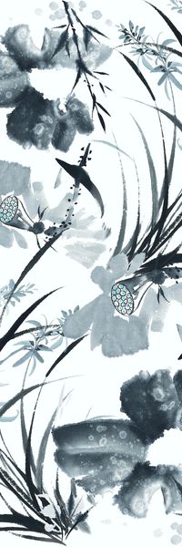 中国风印花华亿平台图片