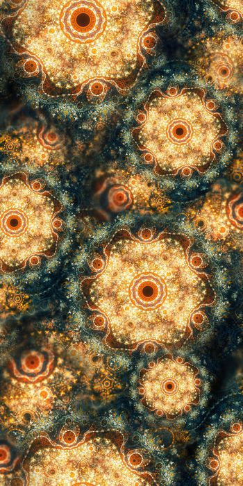 抽象花卉印花华亿平台图片