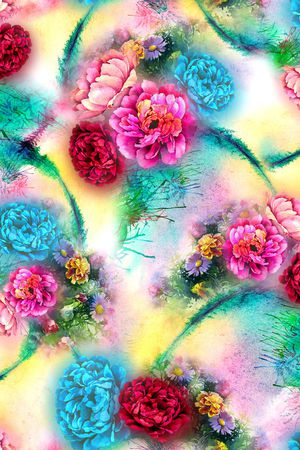 中国风印花华亿平台图片