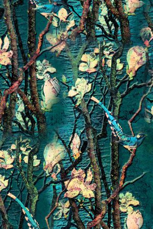 香云纱印花华亿平台图片