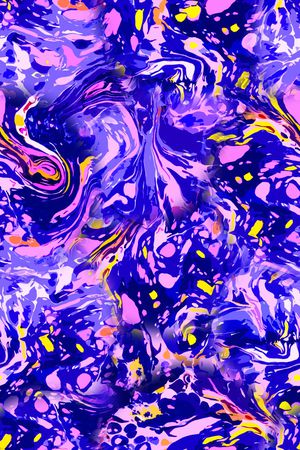 扎染艺术印花华亿平台图片