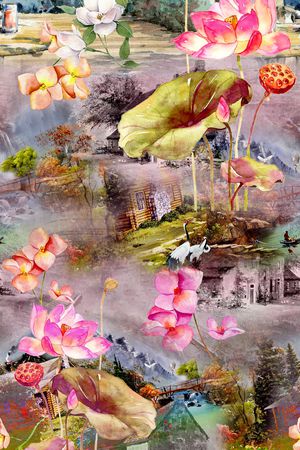 数码华亿平台印花华亿平台图片