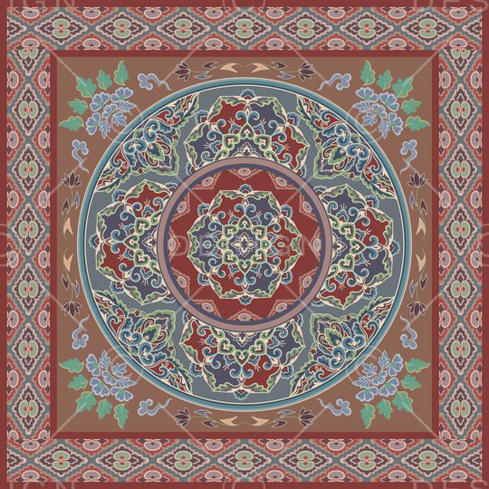 民族风印花华亿平台图片