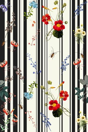 昆虫印花华亿平台图片