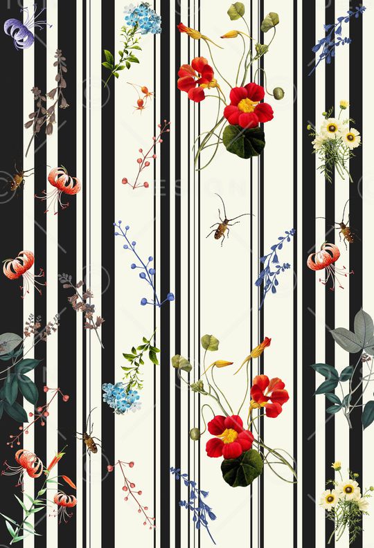 昆虫印花华亿平台图片