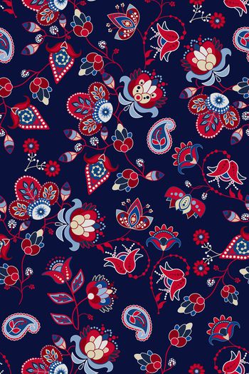 民族风印花华亿平台图片