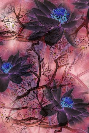 中国风印花华亿平台图片