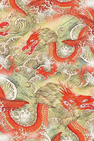 中国风印花华亿平台图片