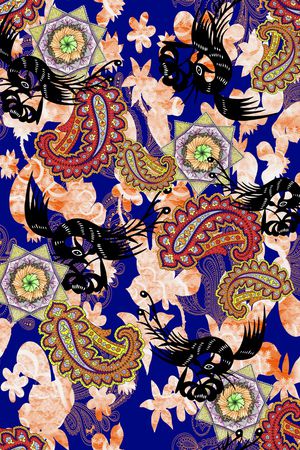 民族风印花华亿平台图片