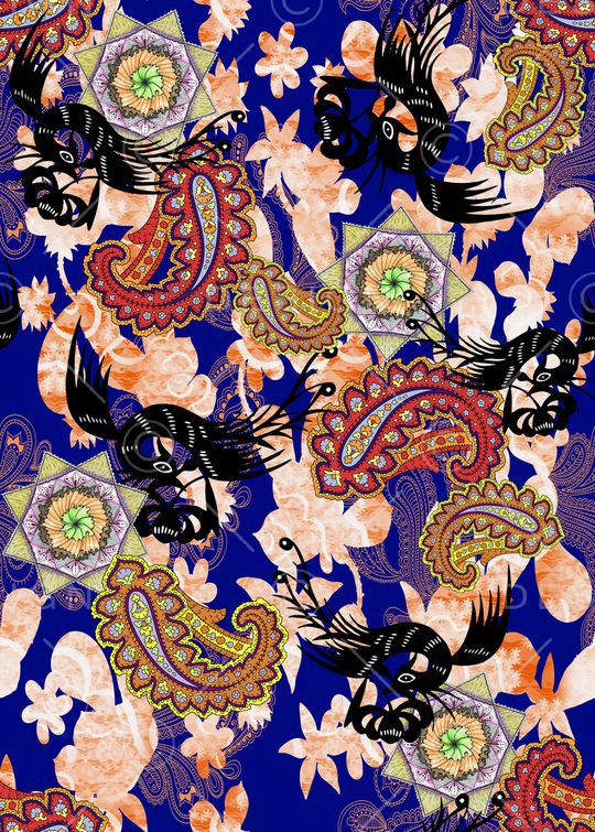 民族风印花华亿平台图片