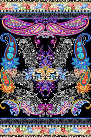 民族风印花华亿平台图片