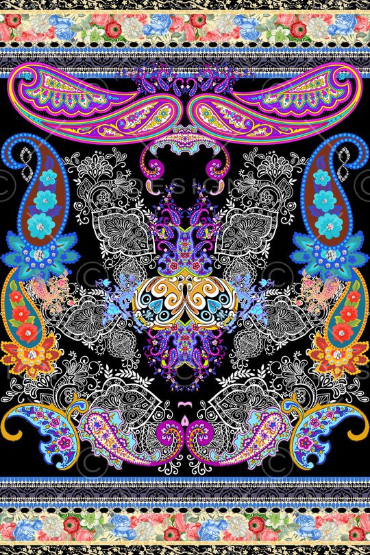 民族风印花华亿平台图片