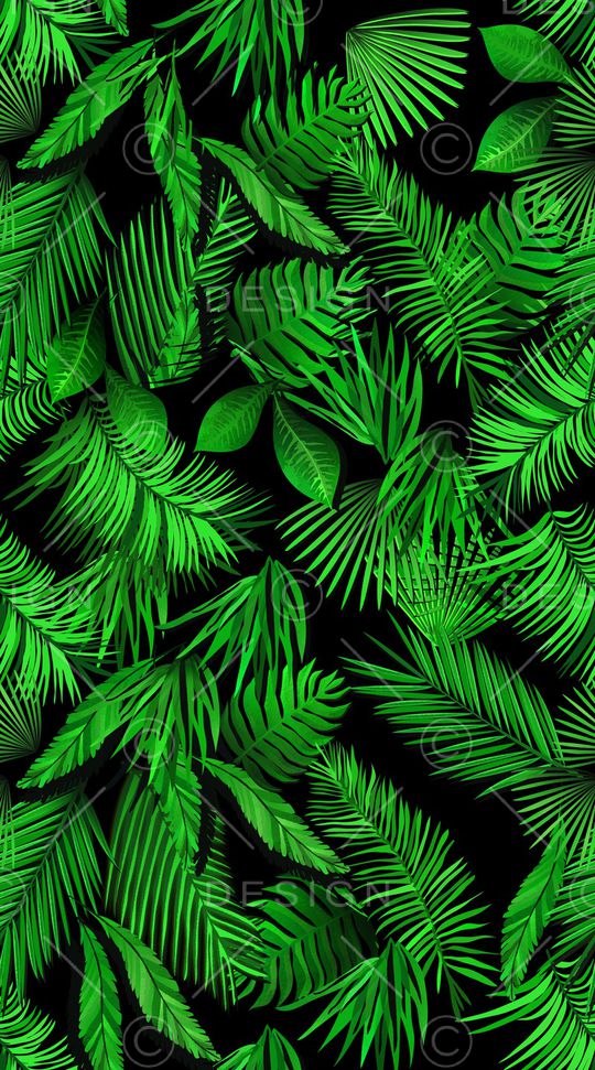 绿植树叶印花华亿平台图片