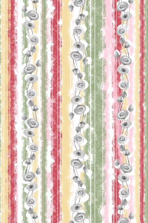 条纹印花华亿平台图片