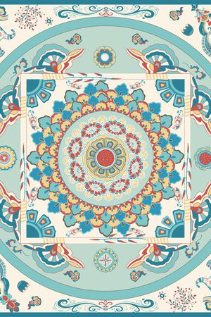 藻井印花华亿平台图片