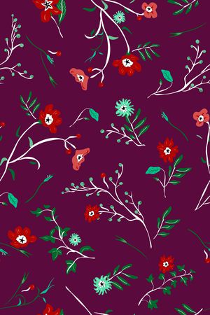 小碎花印花华亿平台图片