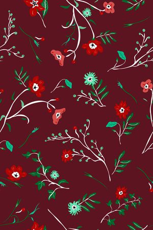 小碎花印花华亿平台图片