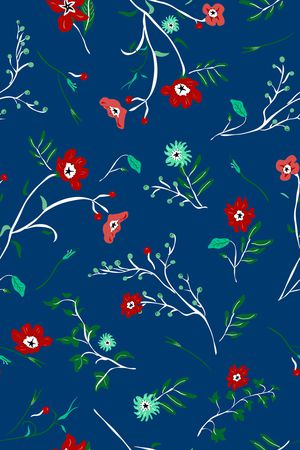 小碎花印花华亿平台图片