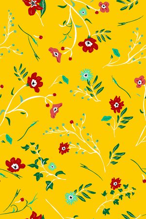 小碎花印花华亿平台图片