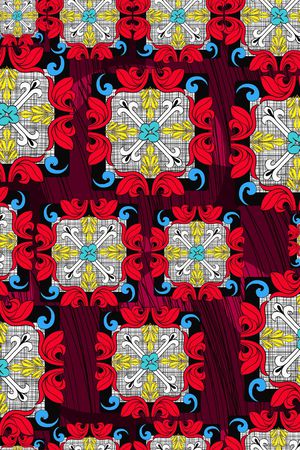 抽象印花华亿平台图片