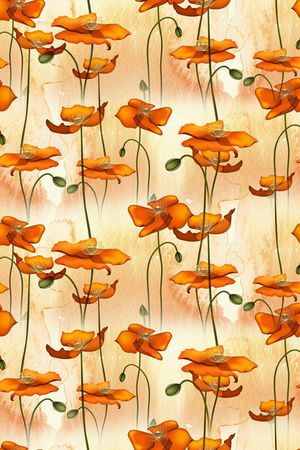 虞美人印花华亿平台图片