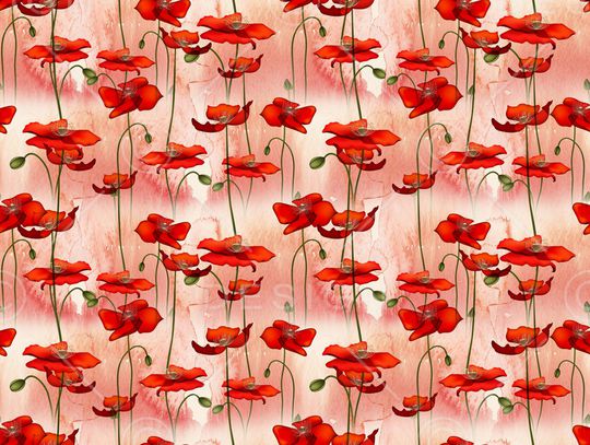 虞美人印花华亿平台图片