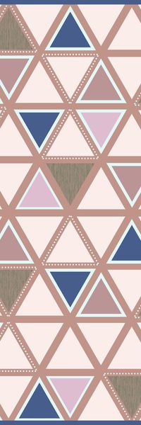 三角形印花华亿平台图片