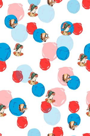 人物印花华亿平台图片