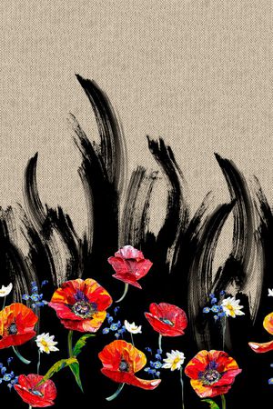 中国风印花华亿平台图片