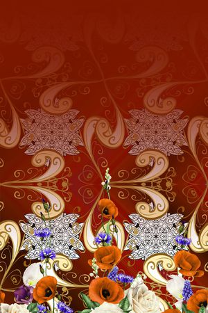 花纹印花华亿平台图片