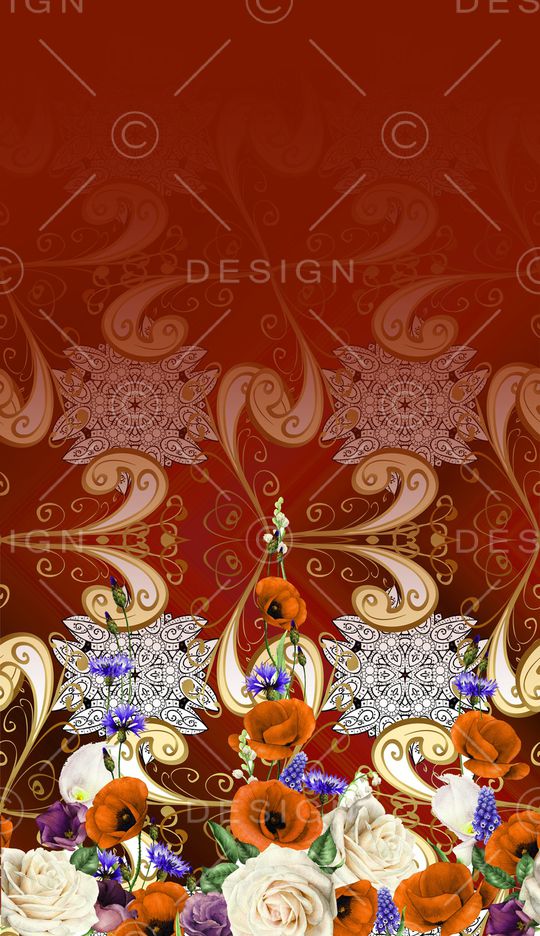 花纹印花华亿平台图片