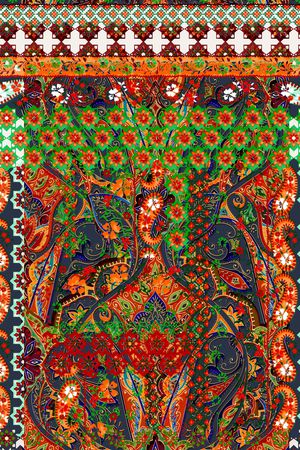 手绘花卉印花华亿平台图片