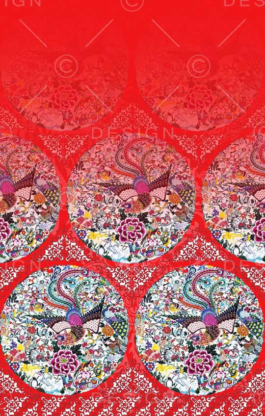 定位花印花华亿平台图片