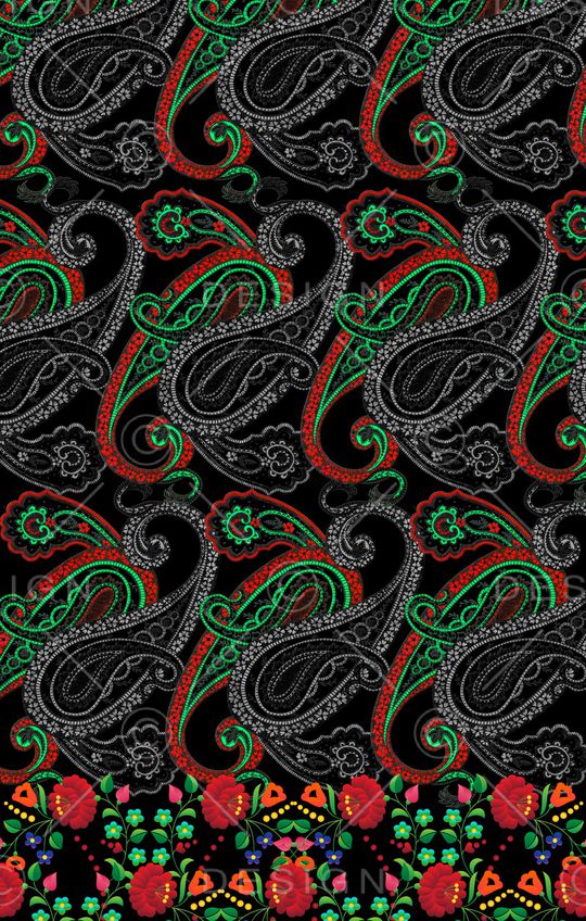 手绘花卉印花华亿平台图片