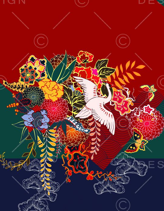 定位花印花华亿平台图片