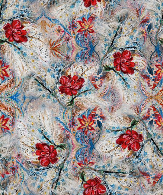 波西米亚印花华亿平台图片