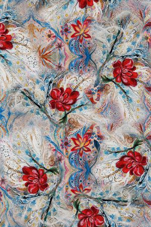 波西米亚印花华亿平台图片