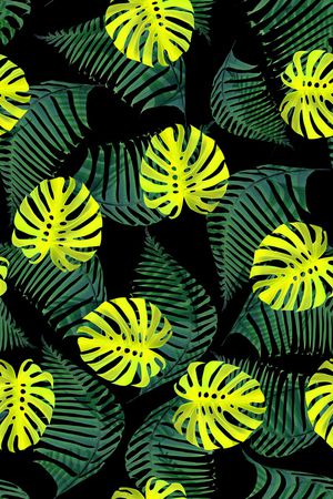 绿植树叶印花华亿平台图片