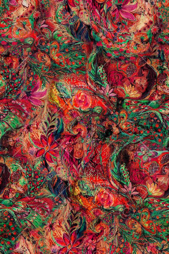 波西米亚印花华亿平台图片