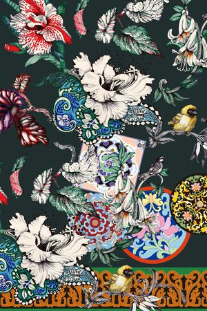 数码华亿平台印花华亿平台图片