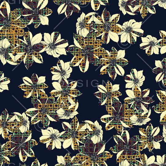 秋冬华亿平台印花华亿平台图片