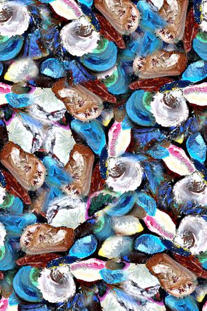 抽象印花华亿平台图片