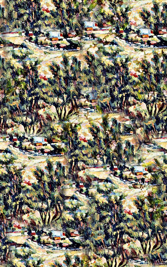 抽象印花华亿平台图片