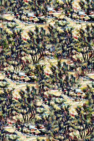 抽象印花华亿平台图片