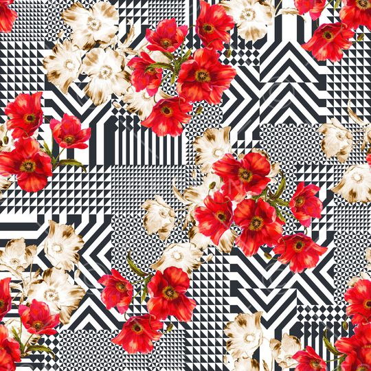 格子印花华亿平台图片