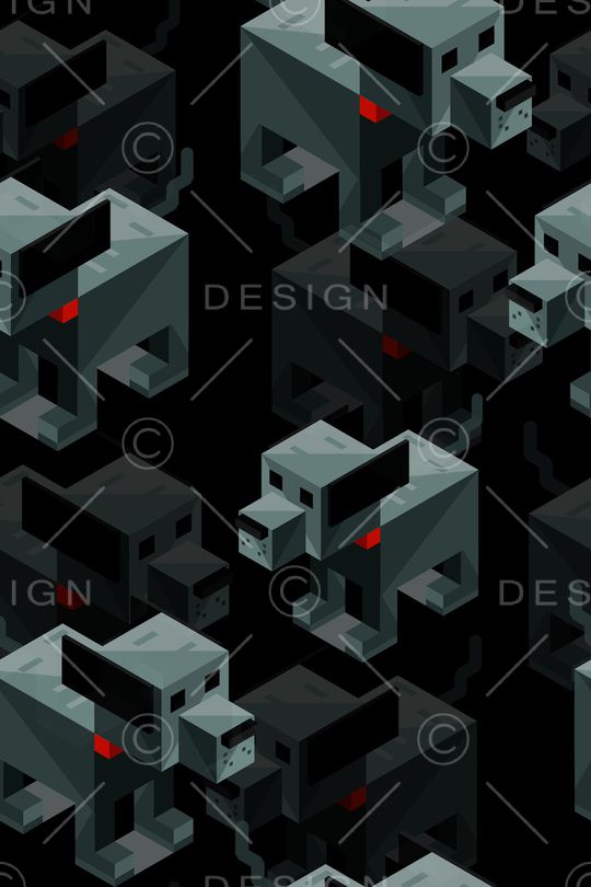 卡通动物印花华亿平台图片