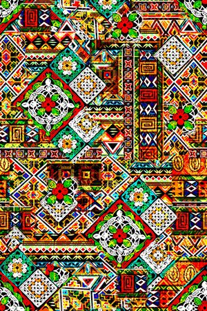 民族风印花华亿平台图片